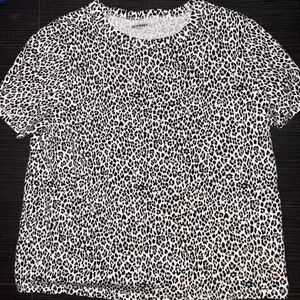 Old Navy Leopard Print Tee